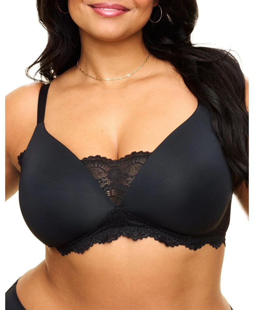 Adore Me Plus Jainey Contour Plunge Bra