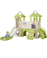 Streamdale Furniture 8-in-1 Toddler Climber & Slide Playset