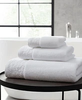 Vera Wang Tonal Floral Cotton Terry, 6 Piece Towel Set