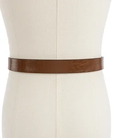 Michael Kors Women's Gold-Tone Leather Belt