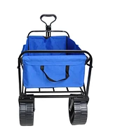 Streamdale Furniture Folding Wagon Garden Shopping Beach Cart