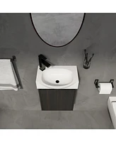 16" Compact Bathroom Vanity: Space-Saving Solution for Small Spaces