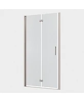 Streamdale Furniture 1 3/8" Adjustable Universal Pivot Shower Door with 1/4" Tempered Glass