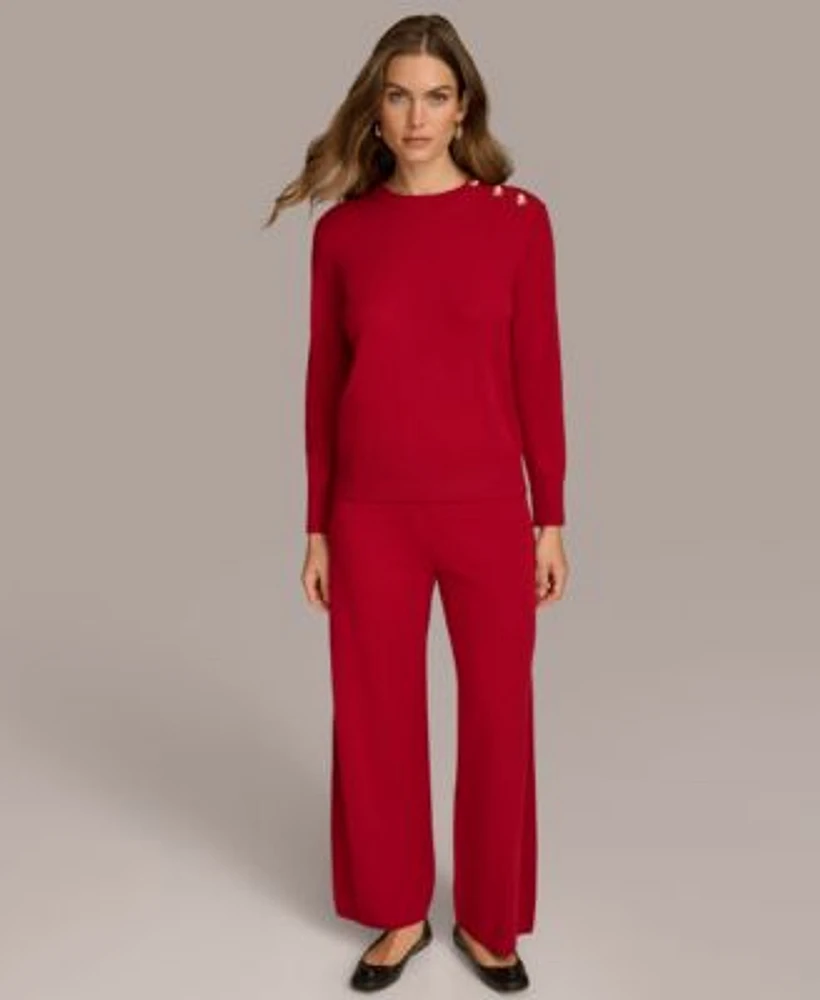 Donna Karan New York Cashmere Blend Sweater Pants