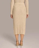 Donna Karan New York Women's Rib Knit Sweater Skirt