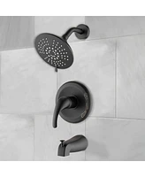 Streamdale Furniture Single Handle Tub Spout And 5-Functions Shower Head Set (Valve Included