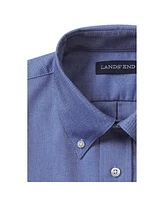 Lands' End Big & Tall School Uniform Long Sleeve Solid Oxford Dress Shirt