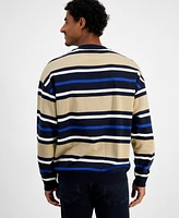 Hugo Boss Men's Nocusery Striped Long Sleeve Crewneck Sweater