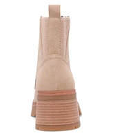 Mia Women's Idalia Lug-Sole Lace-Up Combat Booties