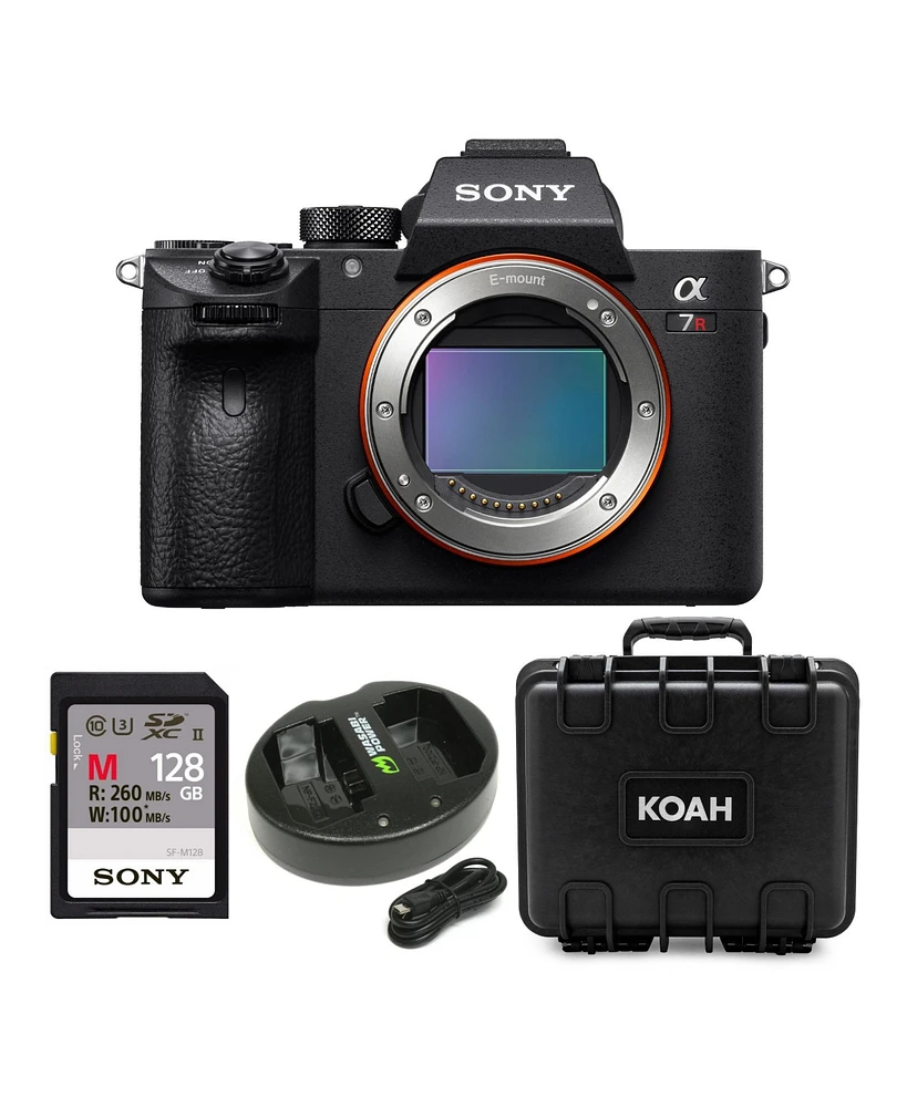 Sony Alpha a7R Iii A Full-Frame Mirrorless Camera Body with 128GB Card Bundle