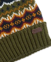 Barbour Men's Case Fair Isle Pom-Pom Beanie