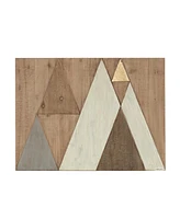 Streamdale Furniture Ranger Layered Triangles Wood Wall Decor