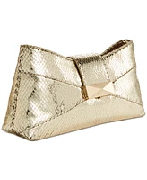 I.n.c. International Concepts Rebecc Metallic Snake Medium Clutch Crossbody, Created for Macy's