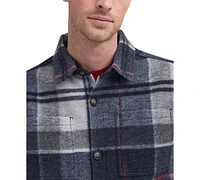 Barbour Men's Chapter Over Plaid Shirt Jacket