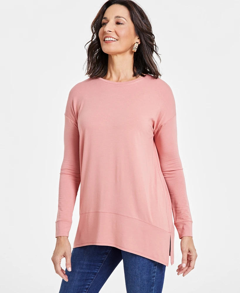 I.n.c. International Concepts Women's Side-Vent Tunic, Created for Macy's