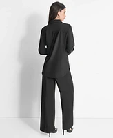Dkny Women's Button-Front Blouse