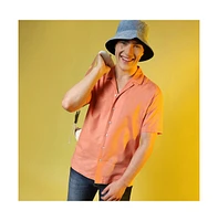 Men's Tangarine Orange Heathered Shirt