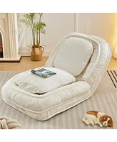 5-Position Adjustable Human Dog Bed, Sofa Couch, Space-Saving Design