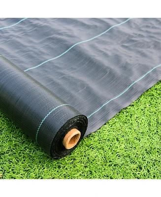 Streamdale Furniture 3FT x 300FT Weed Barrier Fabric, Heavy-Duty Garden Weed Control