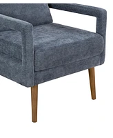 Streamdale Furniture Mid-Century Chenille Armchair for Comfort and Style