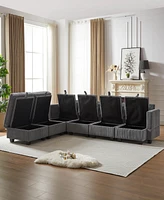 Streamdale Furniture Flexible Modular Sectional Sofa with Storage