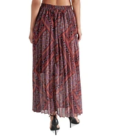 Steve Madden Women's Coppola Pleated Maxi Skirt