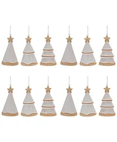 Slickblue Set of 12 Tree Ornaments for Festive Holiday Decorating