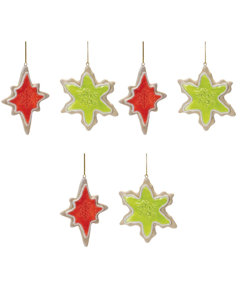 Slickblue Holiday Ornaments Set of 6 - Perfect for Festive Home and Seasonal Decorations