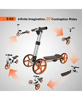 Streamdale Furniture Kidrock Constructible Kit 20 In 1 Kids Balance Bike No Pedals Toys For 1 To 4 Year Old Engine