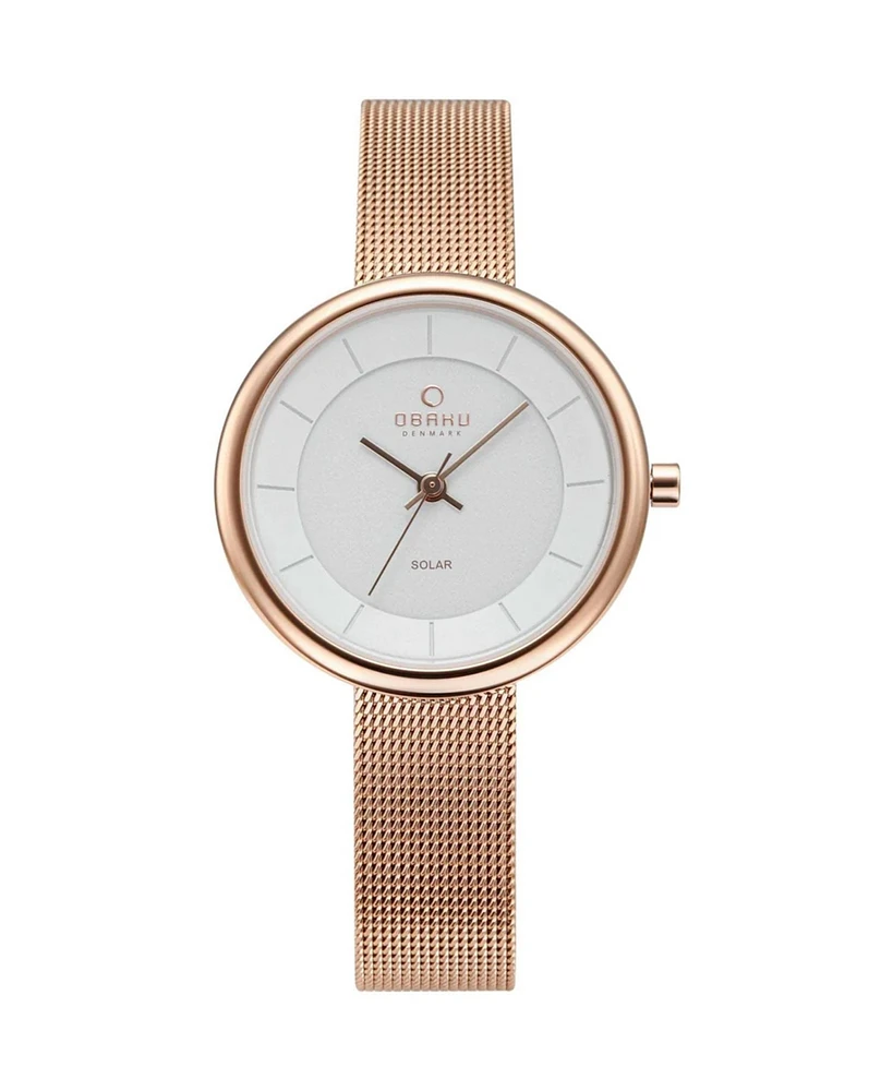 Obaku Women's Lys White Dial Watch