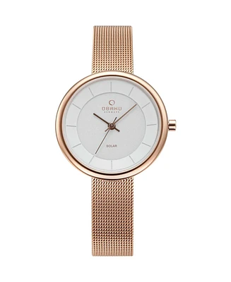 Obaku Women's Lys White Dial Watch