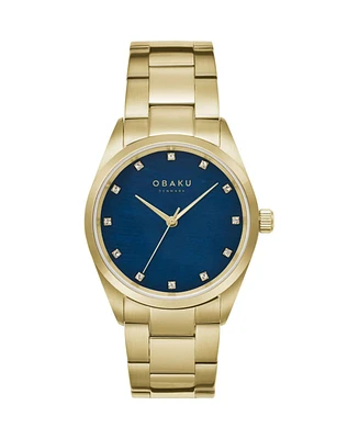 Obaku Women's Chili Beryl Blue Dial Watch - V263LXGLSG