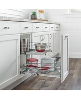 Rev-a-Shelf Kitchen Cabinet Pull Out Shelf Organizer, 15 x 22 In, 5WB2-1522CR-1