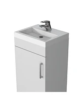 Fm Furniture Madrid Bathroom Vanity in melamine with 1 door