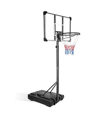 Streamdale Furniture Adjustable 6.2-8.5FT Portable Basketball Hoop & Stand