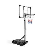 Simplie Fun Adjustable 6.2-8.5FT Portable Basketball Hoop & Stand