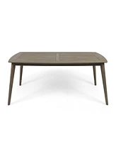 Simplie Fun Elegant Acacia Wood Outdoor Dining Table with Smooth Lines by Fred