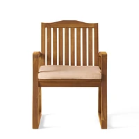 Christopher Knight Home Della Wood Acacia Armchair