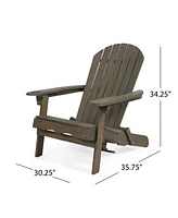 Bellwood Folding Adirondack Chair With Cup Holders