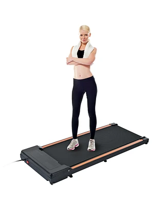 Simplie Fun Walking Pad: Home Office Treadmill, 0.6-3.8 mph