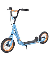 Streamdale Furniture Kids Kick Scooter with Adjustable Handlebar, 12" Inflatable Wheels