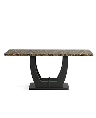 Tribesigns Modern Dining Table, 63