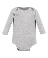 Hudson Baby Boys Thermal Long Sleeve Bodysuits