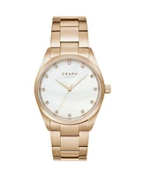 Obaku Women's Classic White Dial Watch - V263LXVWSV