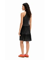 Desigual Women's Short ribbed dress