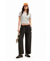 Desigual Women's Wide-leg cargo trousers