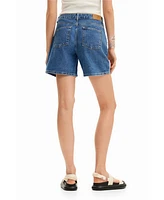 Desigual Women's Plain denim shorts