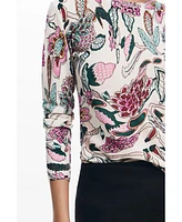 Desigual Women's Sweater with floral details