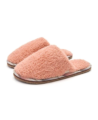 Feelgoodz Women's Faux Sherpa Mule Slipper Indoor / Outdoor House Shoes