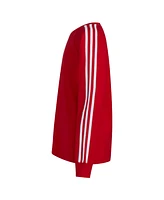 adidas Big Boys Long Sleeve 3-Stripe Raglan Tee